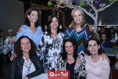  Pilar Martínez, Charo de Ortuño, Claudia Neumann, Martha Martínez, Bertha Maza y María Elena Torre.