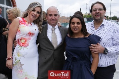  Carla Saucedo, Carlos Heinze, Maribel Torres y Moisés Payán.