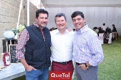 Daniel Díaz, Sergio Torres y Javier Dávila.