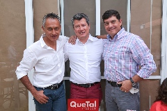 Carlos Montemayor, Sergio Torres y Javier Dávila.
