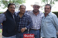  Tony Ascanio, Pedro Monjarás, Jaime y Manuel Ascanio.