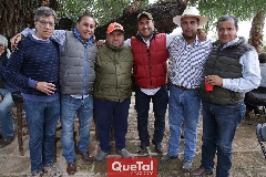  Daniel Muriel, Luis Ramírez, Alejandro Medlich, Israel Ramírez, Jaime Ascanio y Marco.