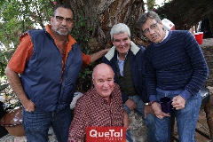  José Lorca, Antonio, Luis Maurer y Daniel Muriel.