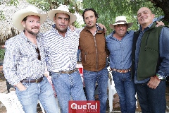  Chema Rosillo, Jaime Ascanio, Jaime Valle, Che Hernández y Luis Miguel Meade.