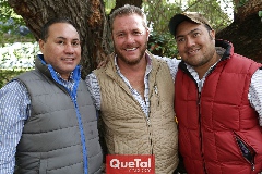  Luis Ramírez, Juan Benavente e Israel Ramírez.