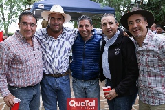  Óscar Villarreal, Jaime Ascanio, Martín de la Rosa, Gerardo Valle y Alejandro Navarro.