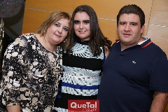  Regina Payán, Marthita y Antonio Delgado.