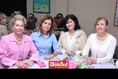  Graciela de Zárate, Palo González, Guadalupe Araiza y Roxana Delgado.