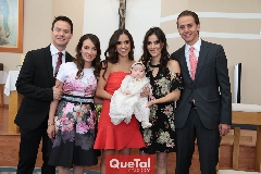  Óscar Foyo, Sandra De la Garza, Jacky De la Garza, la pequeña Luciana, Mary Carmen Meade y Josh Torres.