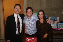  Óscar Foyo, Sergio Mercado y Romina Cuevas.