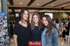  María Meade, Regina Morones y Ale Michel.