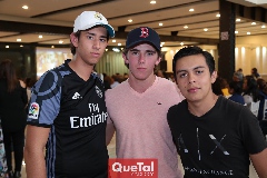  Diego Acosta, Marco Porrino y Omar Aguilar.