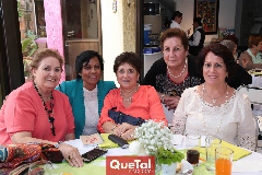  Marcela Borbolla, María Eugenia Medina, Blanca Nava, Leonila Montemayor y Catis Montiel.