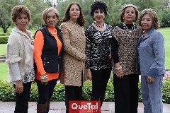  Lucero Rosillo, Polla Morales, Lila de Medina, Lucy Stahl, Lula de Ortega y Camelita Alonso.