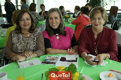 Diana de Garza, Rocío de Sigona y Chela Berrones.