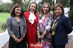  Gladys Castellanos, Rebeca Konishi, Martha Acevedo y Carmelita Vázquez.