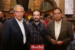  José Espinoza, Javier Cárdenas y Juan Mauricio .