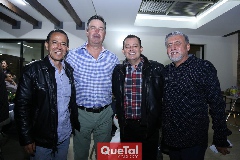  Jorge Preciado, Jorge Mendizábal, Leopoldo Sandoval y Daniel Ríos.