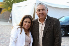   Araceli Gallo y Octavio Arredondo.
