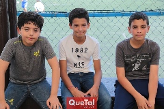  Gonzalo, Santiago y Mauricio.