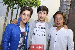  Eduardo, Carlo y Juan Pablo.
