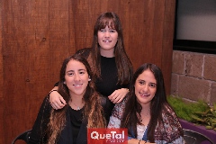  Diana Olvera, Montse Barral y Alejandra Asacanio.