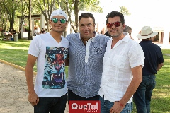  Miguel Fernández, Roberto Silva y Daniel Díaz.