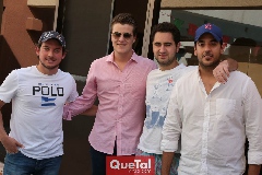  Diego Cerecedo, Gastón Lozano, Sebastián Villasana y José Antonio Alonso.