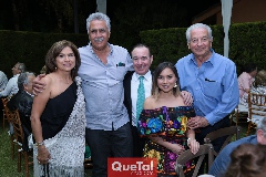 Koki Medina, David Montoya, Abelardo y Margot Uría y Carlos Quintanilla.