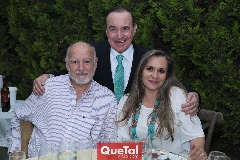  Ramón Prado, Abelardo Uría y Marisol Álvarez.