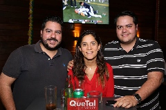  Raúl, Alejandra y Luis.