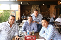  Paco Ruiz, Andrés Amparán , Mauricio Ruiz  y Alejandro Díaz .