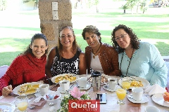  Caro Delgado, Lucía Rangel, Marcela Rangel y Gabriela Urtaza.