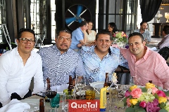  Eduardo Caldera, Luis Fernando Zúñiga, César Espinoza y Jorge Flores .
