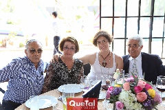  Víctor Barrales, Carmen Barrales, Muriel Fonseca y Alfredo Fontecilla.