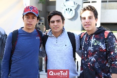  Mario Aguilar, Kevin Solis y Pedro Gutiérrez .