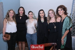  Alejandra Fernández de Pizzuto, Raquel Jiménez, Alejandra Velázquez, Mónica González, Vero Zúñiga y Rocío Güemes.