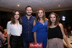  Dany Martínez, Ro Valle, Lorena Madrigal y Ana Gaby Ibarra.