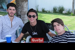  Héctor Mahbub, Jaime Ruiz y Chema de los Santos.