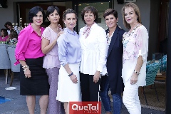  Carmenchu Motilla, Yolanda Pérez, Lucía Martínez, Clara Duarte, Verónica Martínez y Mónica González.