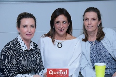 Lucía Martínez, Odile Sánchez y Charo Valladares.