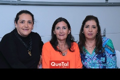  Pato Meade, Marcela Valle y Sofía Carrillo.