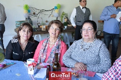  Lilia Ponce, Luz María Palomares y Martha Elena Ponce.