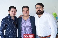  José Miguel Loredo, Gerardo y Rodrigo Borjas.