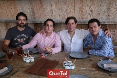  Roberto Abud, Ignacio Cisneros, Fernando Abud y Jorge Torres.