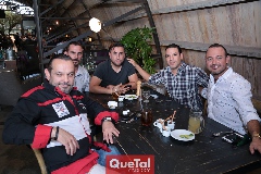  Luis Manuel Soberón, Oscar Díaz, Oscar Martí, Ricardo Ortiz y Manuel Piña.