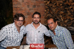  Jorge Lozano, Mario Lozano y Héctor Ramos .