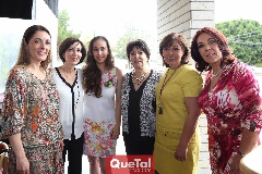  Marus y Gaby Alcalde, Isabela Estrada, Lourdes Quezada, Adriana y Lourdes Alcalde.