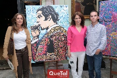 Mónica Gaviño, Claudia Canales y Bosco Gómez.