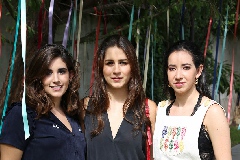  Jimena Hernández, Cristina Jerez  y María José Rodríguez.
